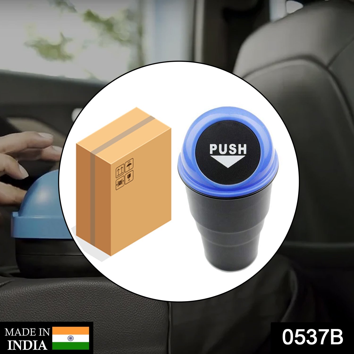 0537 B Car Dustbin widely used in many kinds of places like offices, household, cars, hospitals etc. for storing garbage and all rough stuffs. 0537 B Car Dustbin widely used in many kinds of places like offices, household, cars, hospitals etc. for storing garbage and all rough stuffs.